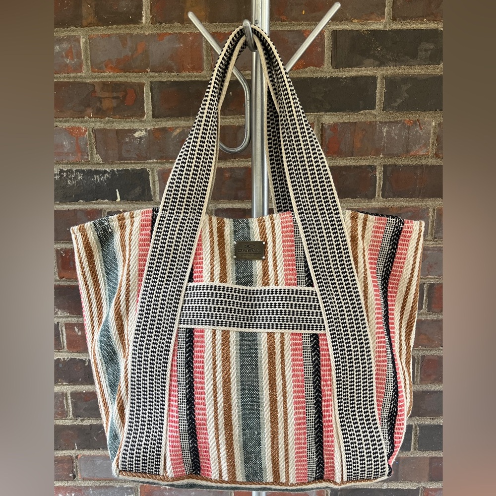O'Neill Multicolor Striped Tote Bag